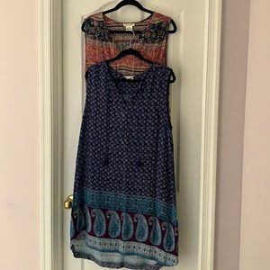 Two (2) Knee Length Sundresses